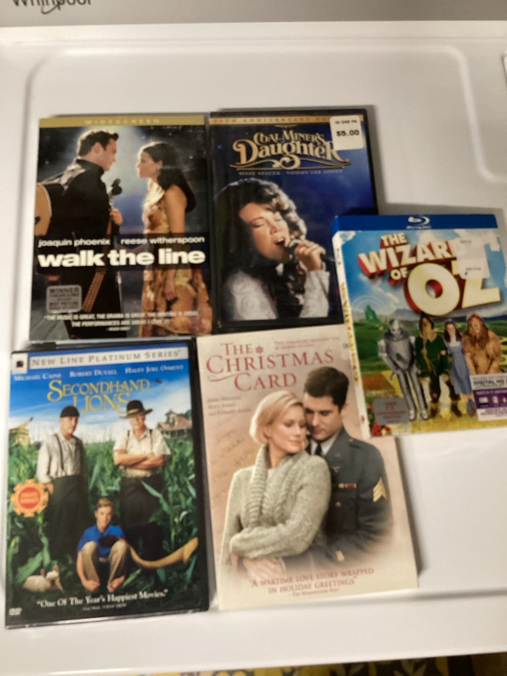 5 brand new movies lot